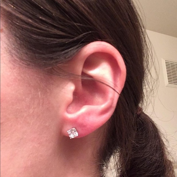 1ct Radiant Cut Earrings - Picture 16 of 16